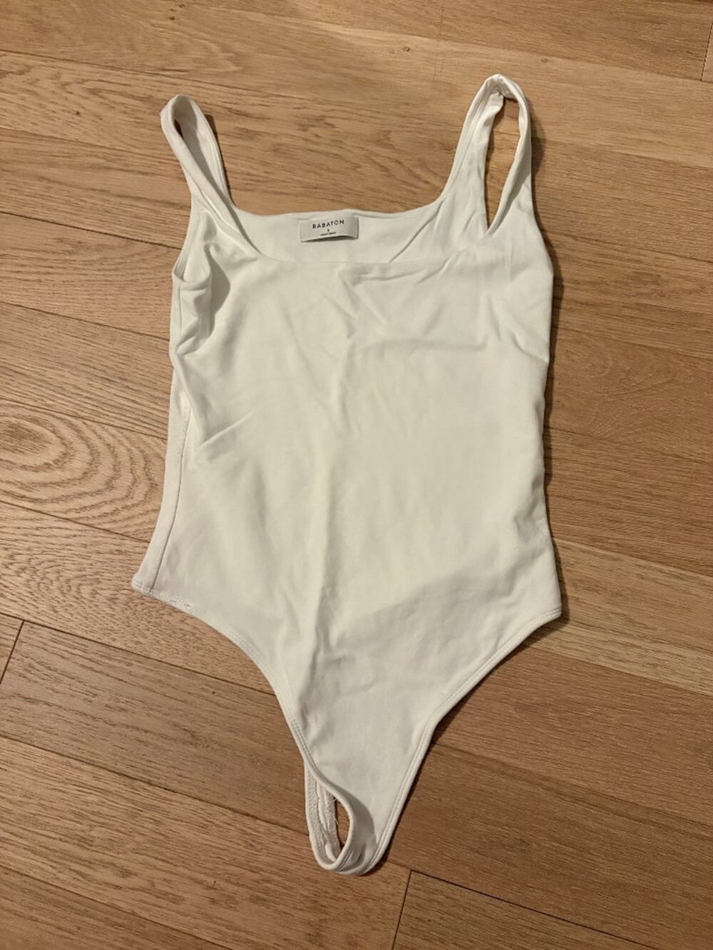 White Aritzia Contour Tank Top Bodysuit Size S